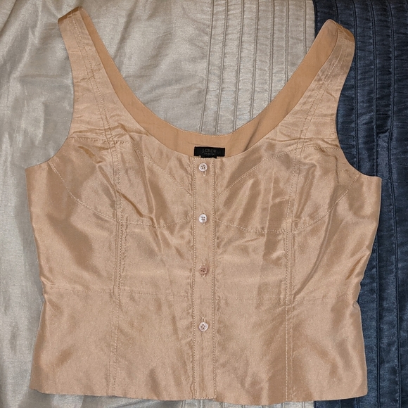 J. Crew Collection Corset Vest Top - size 6 - Picture 2 of 8